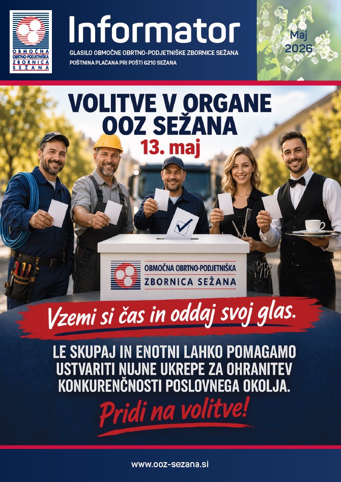 Izšel je Informator OOZ Sežana za mesec maj