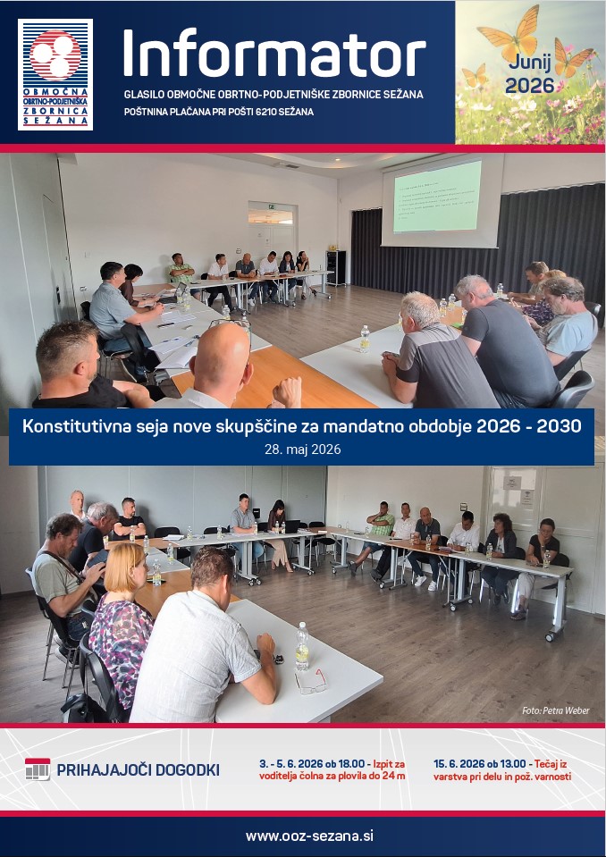 Izšel je junijski Informator OOZ Sežana